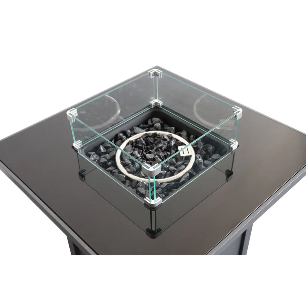 Powdercoated Fire Pit With Top