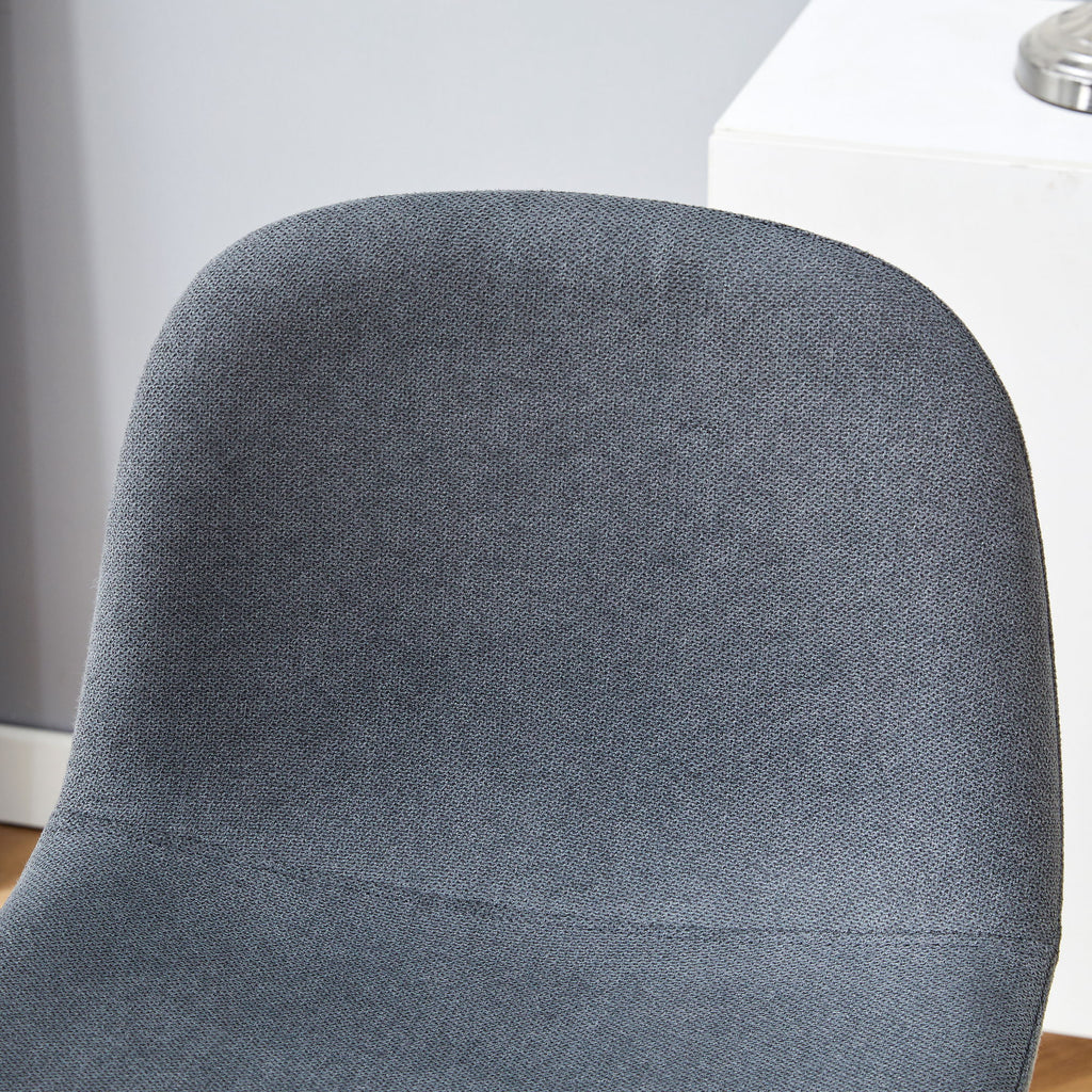 Modern Bar Chair Rounded Backrest (Set of 2)