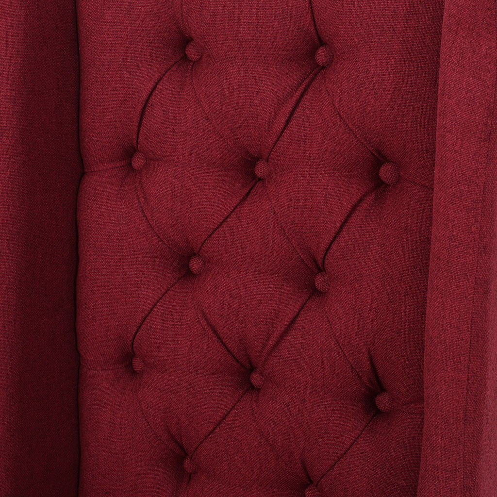 Sophisticated Tufted Dining Chair With High Back Design