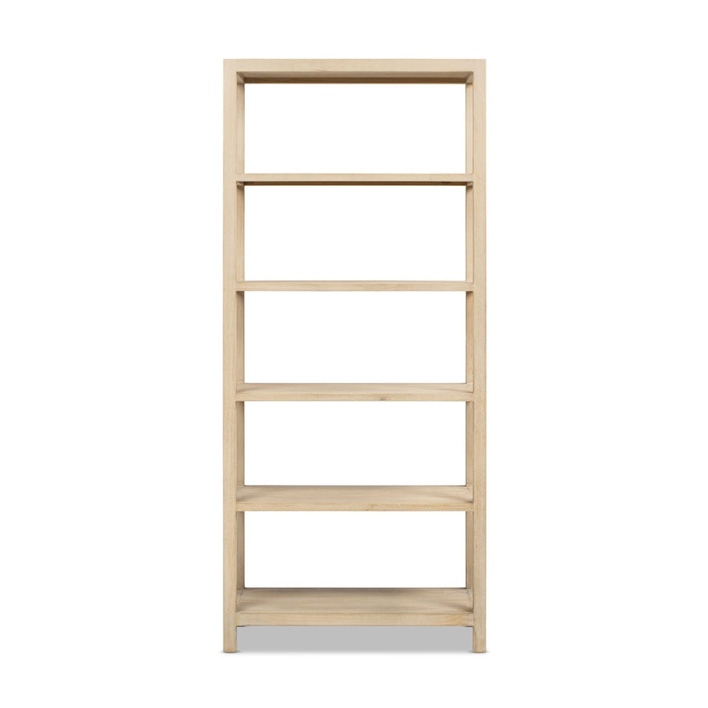 Ellis - 5 Shelf Open Frame Bookcase - Natural
