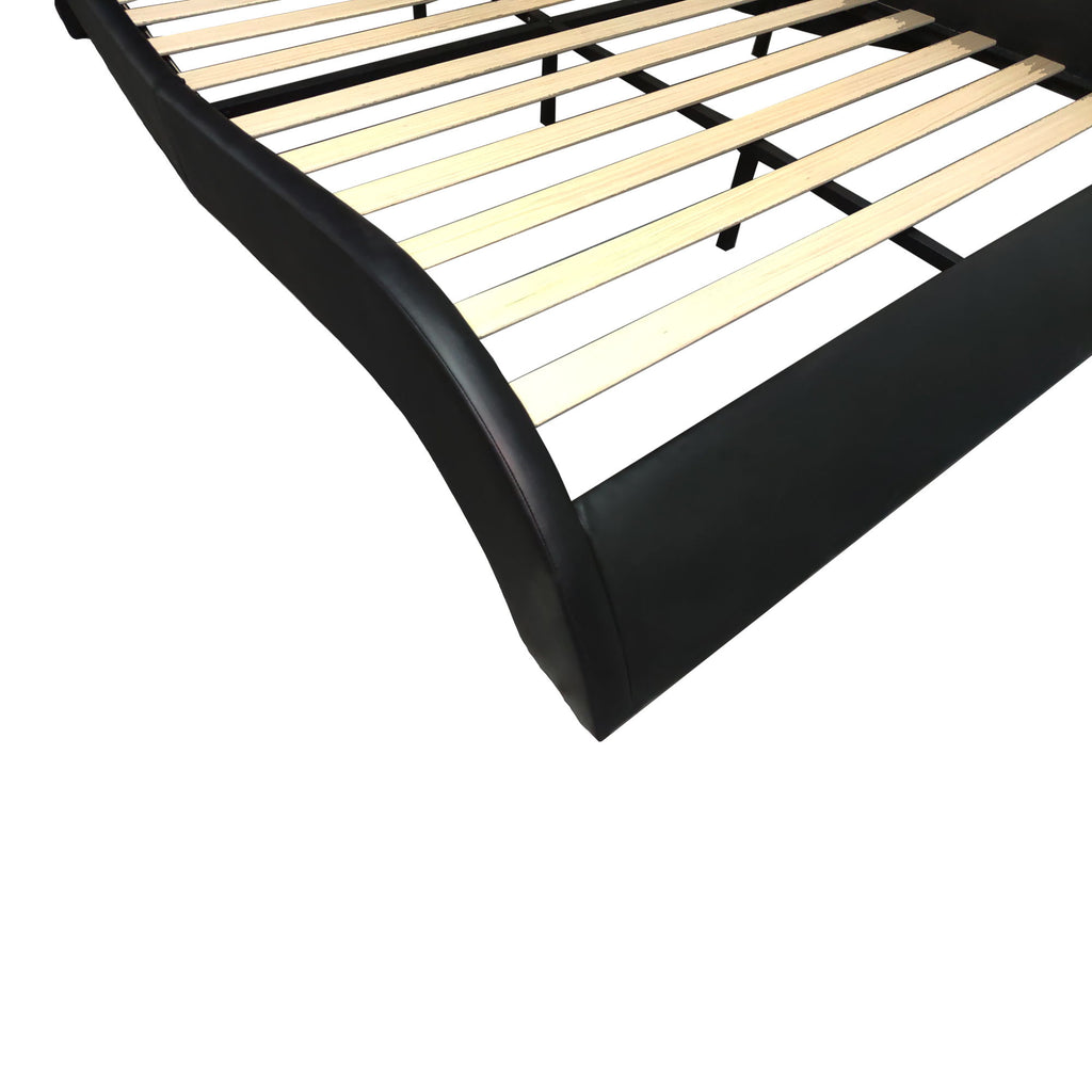 Platform Bed Frame With LED Lighting, tooth Music, Vibration Massage