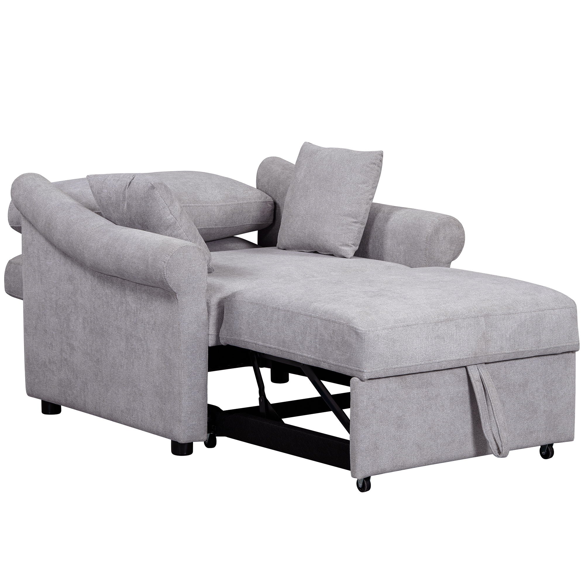 Convertible Sleeper Chair With Adjustable Backrest