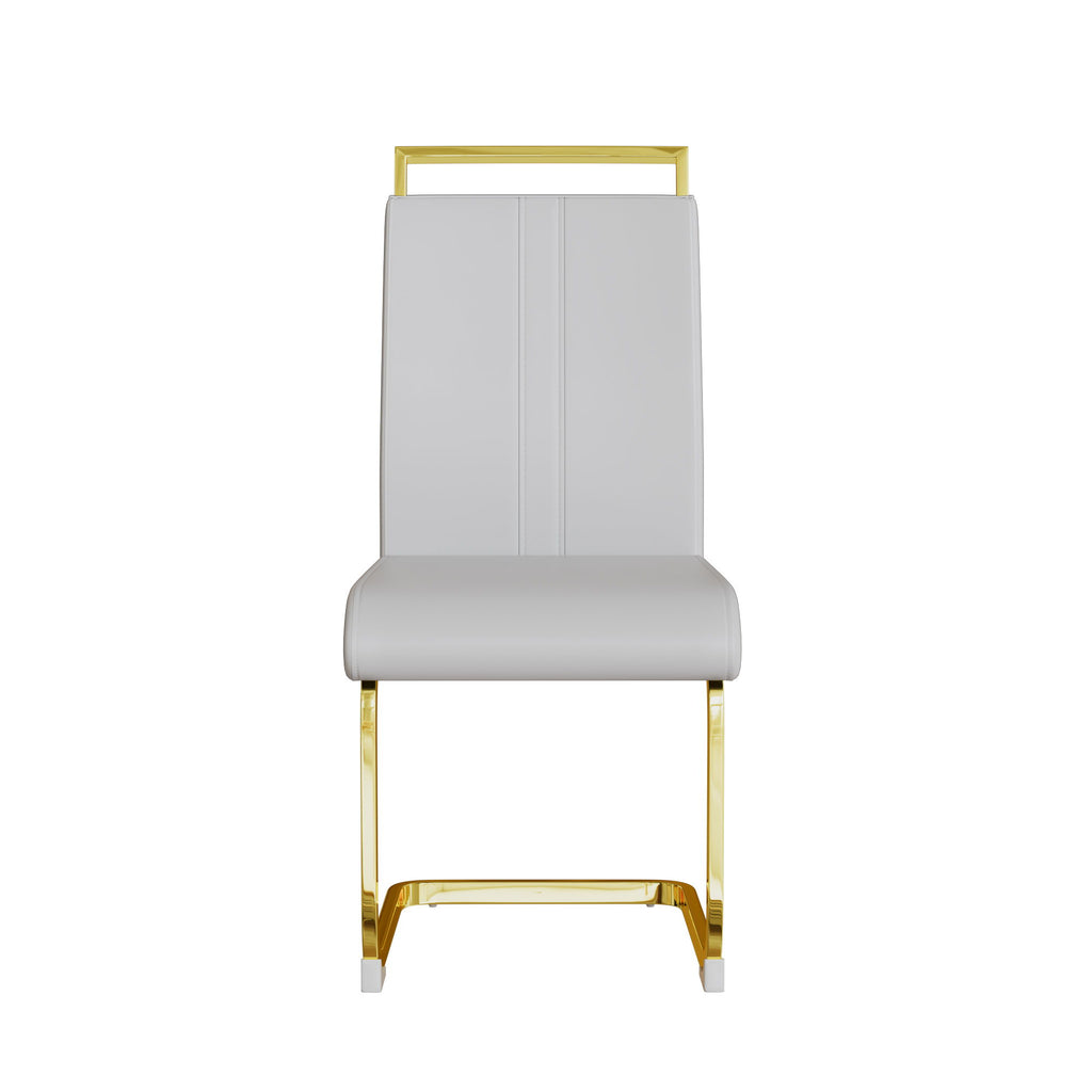Side Dining Room Chair, Padded Seat High Back