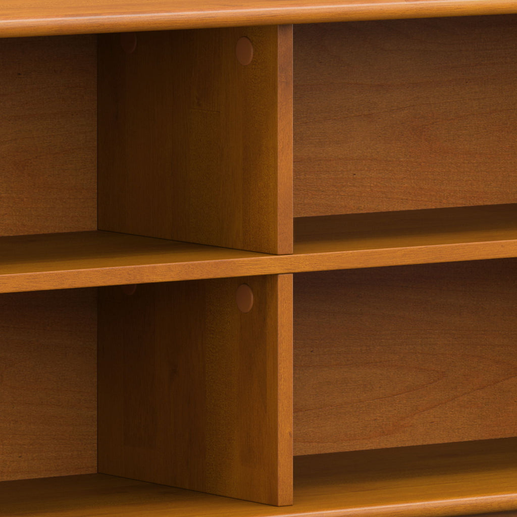 Draper - Handcrafted Low Bookcase