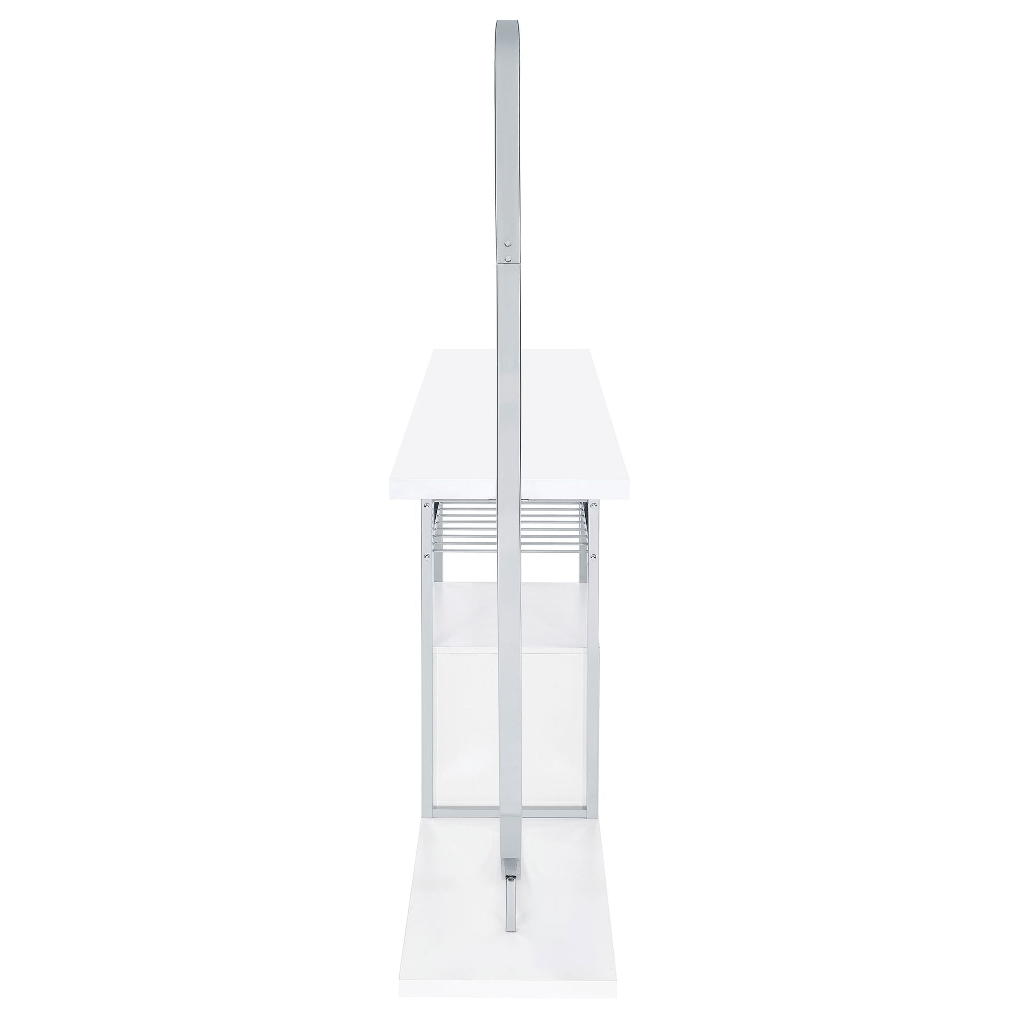 Casey - 2 Door Home Bar Storage Bar With Customizable Lighting - White