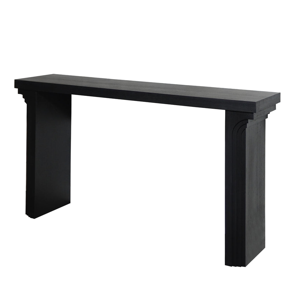 Console Table With Decorative Molding