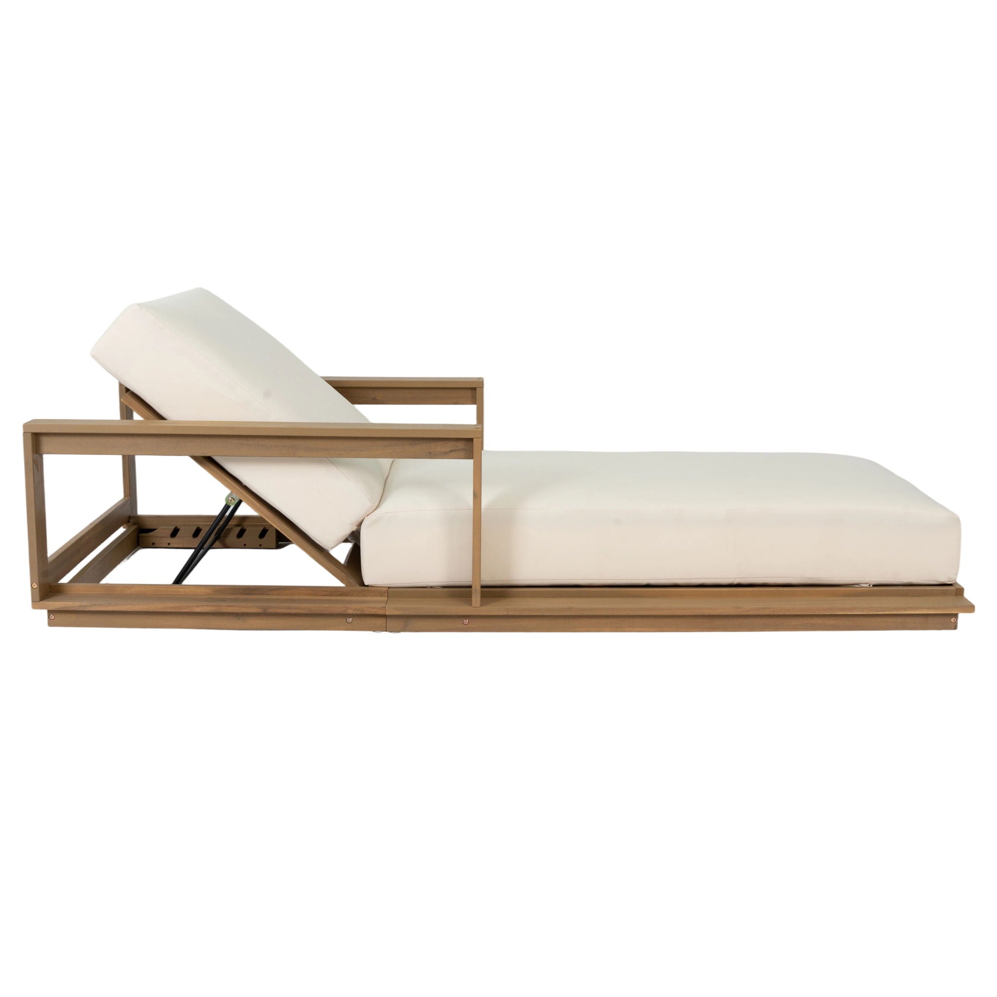 Modern Sunlounger With 5 Position Adjustable Backrest