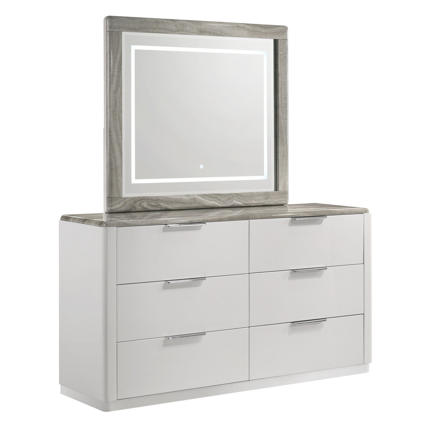 Jazz - Bedroom Set With LED Upholstered Headboard