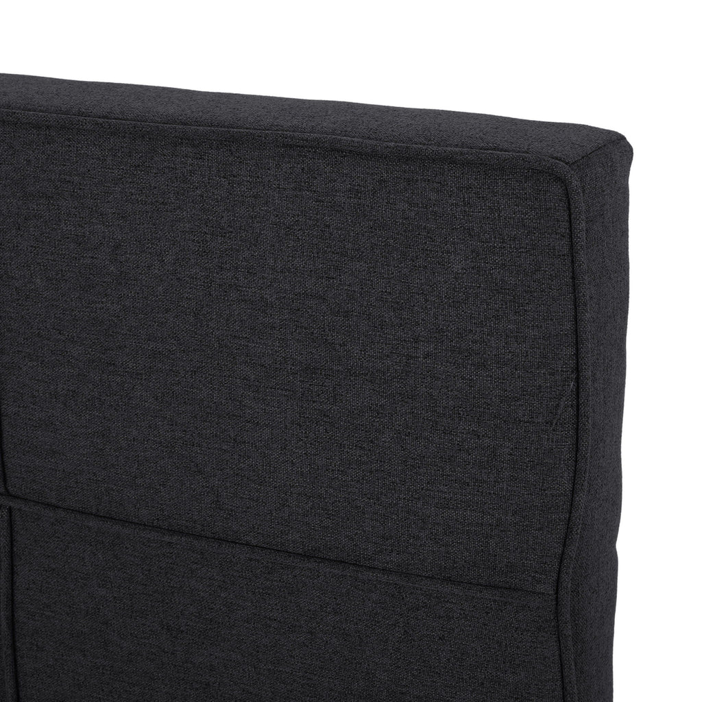 Marakesh - Contemporary Fabric Upholstered King / California King Headboard - Black