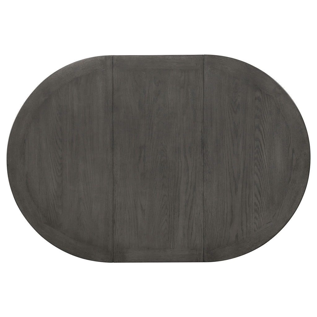 Ingall - 5 Piece Set With Storage Table And Upholstered Chairs - Medium Gray