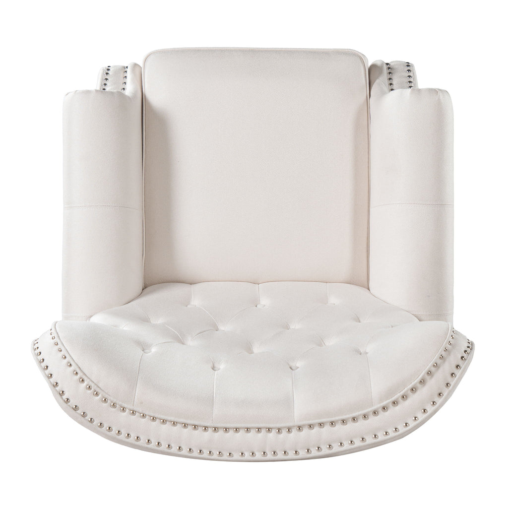 Modern Manual Push Back Recliner Chair