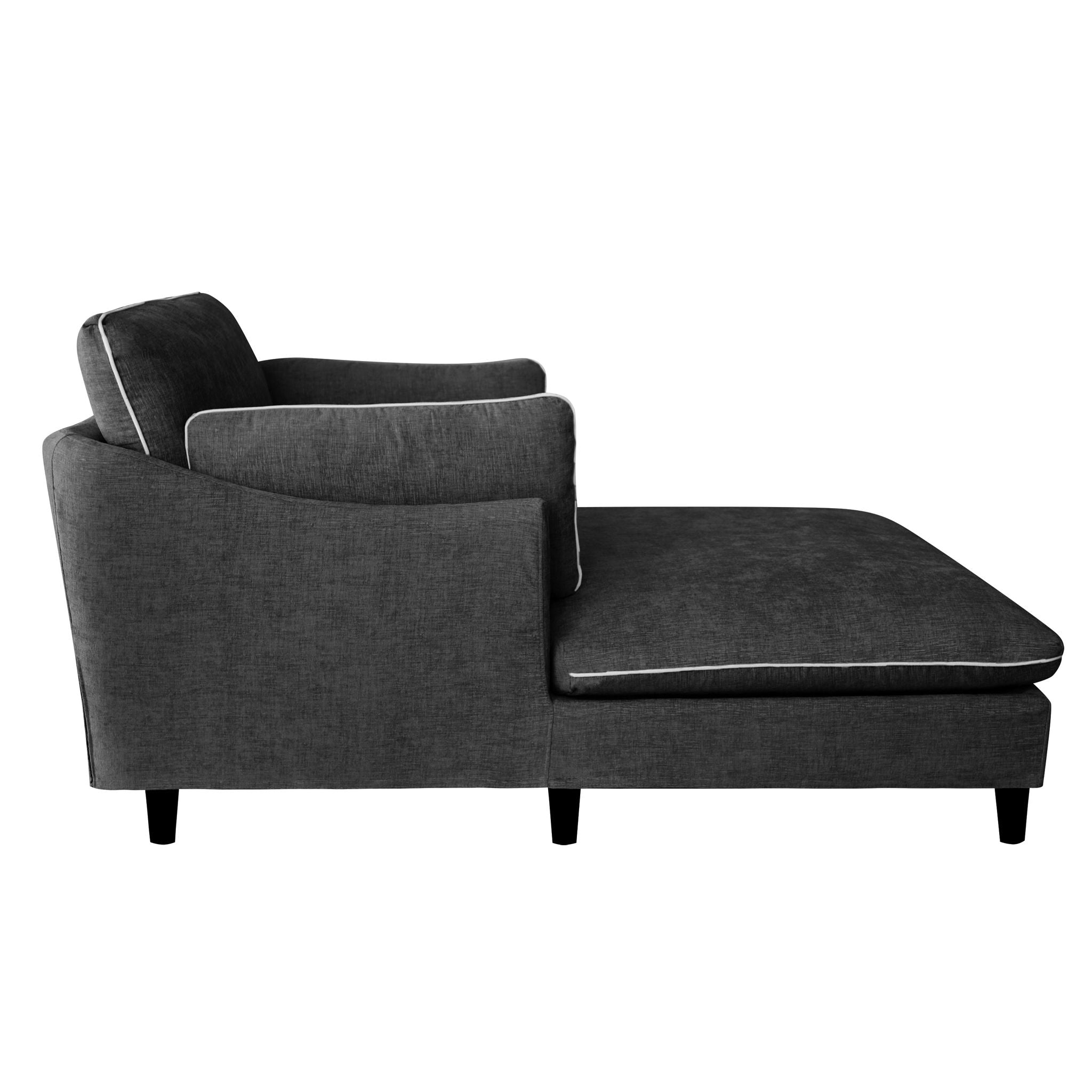 Modern Chaise Lounge Couch Sofa Bed With Pillows