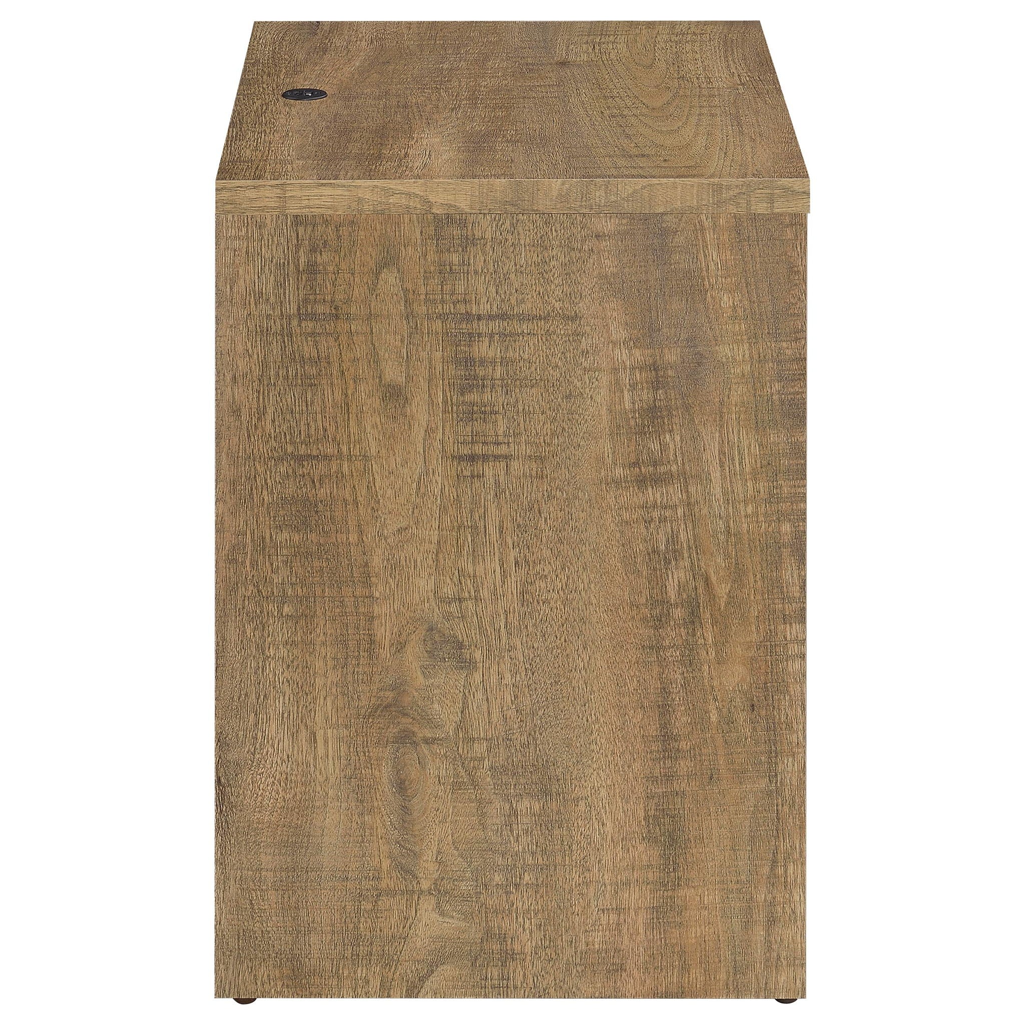 Geary - 2 Drawer Nightstand With LED Lights And USB Charging Ports
