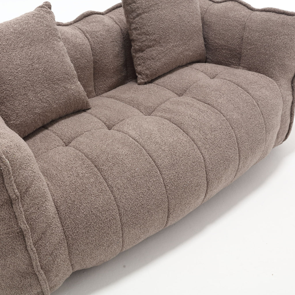 Cozy Beanbag Chair With High Resilience Foam Core For 2