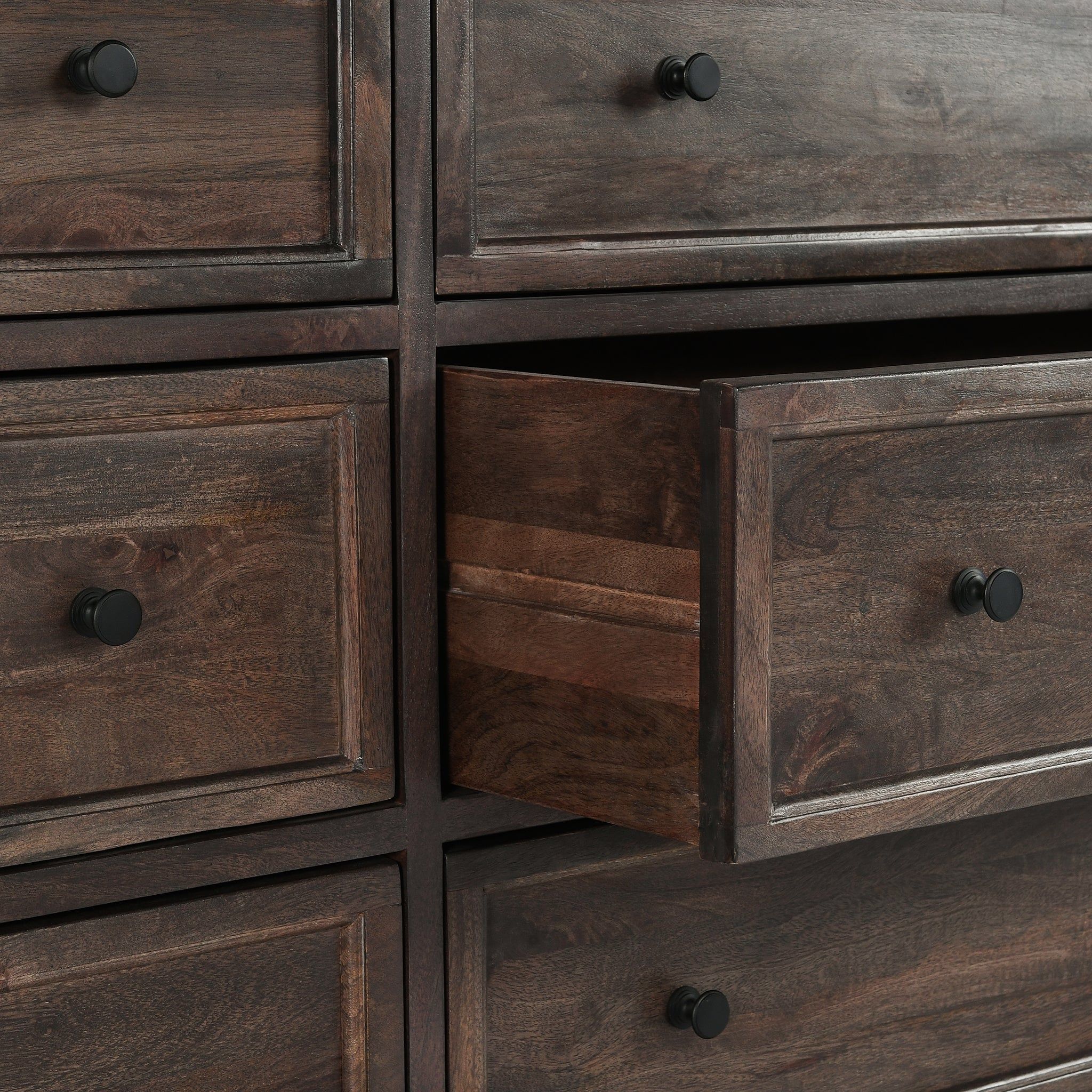 Adelaide - Wood 9 Drawer Dresser - Cocoa Brown