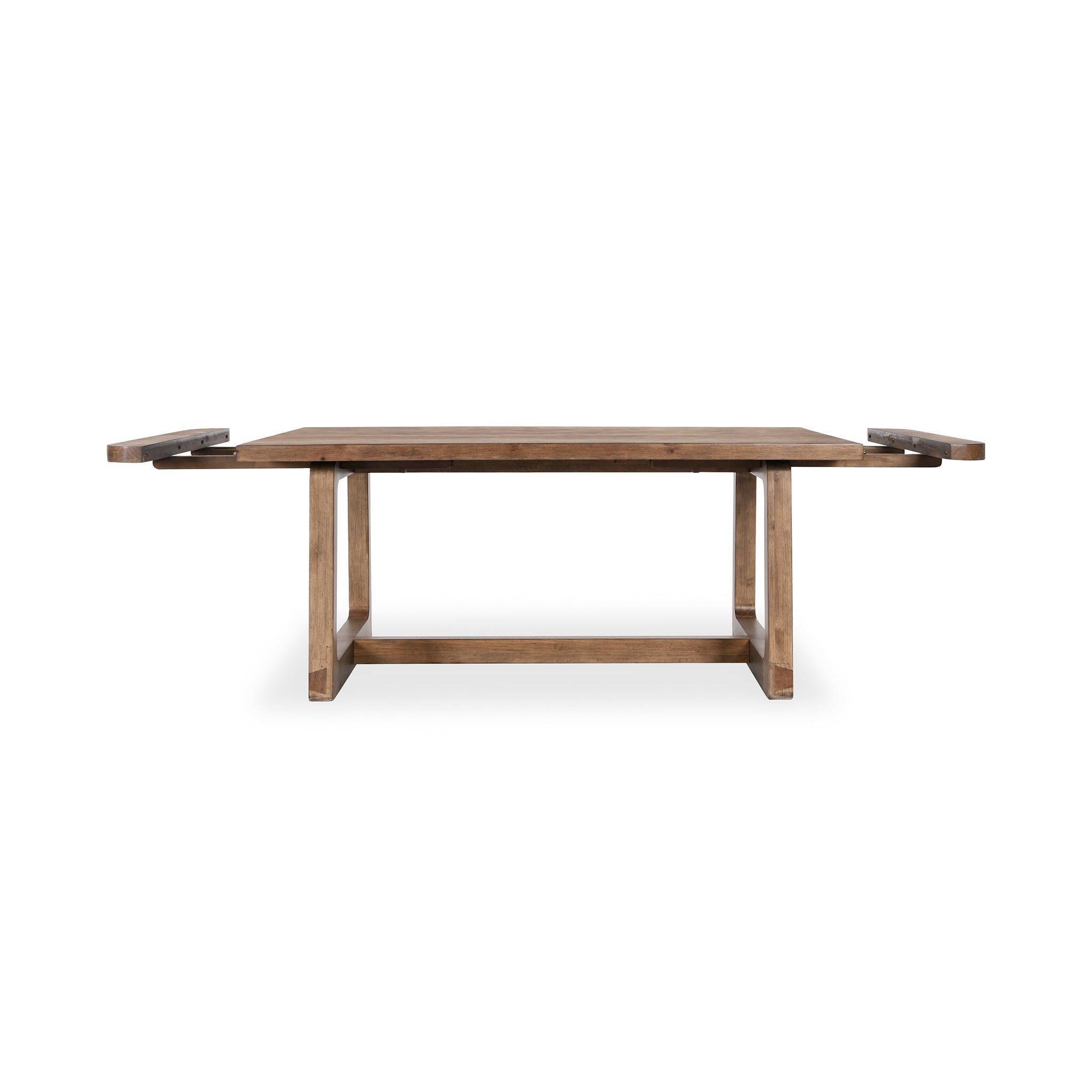 Lyra - Dining Table With Extensions - Smoke Brown