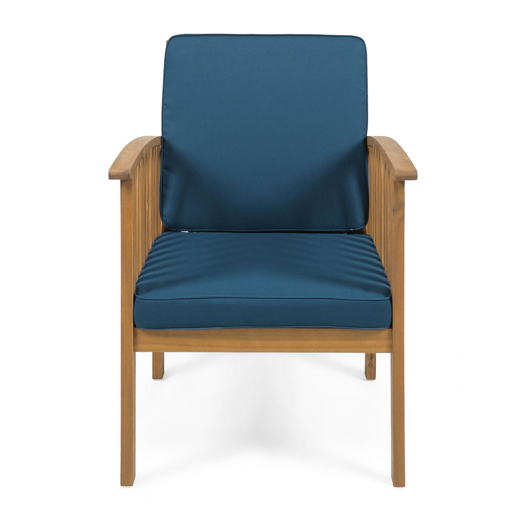 Casa - Acacia Club Chair Coastal Classic Outdoor Seating, Waterproof Fabric