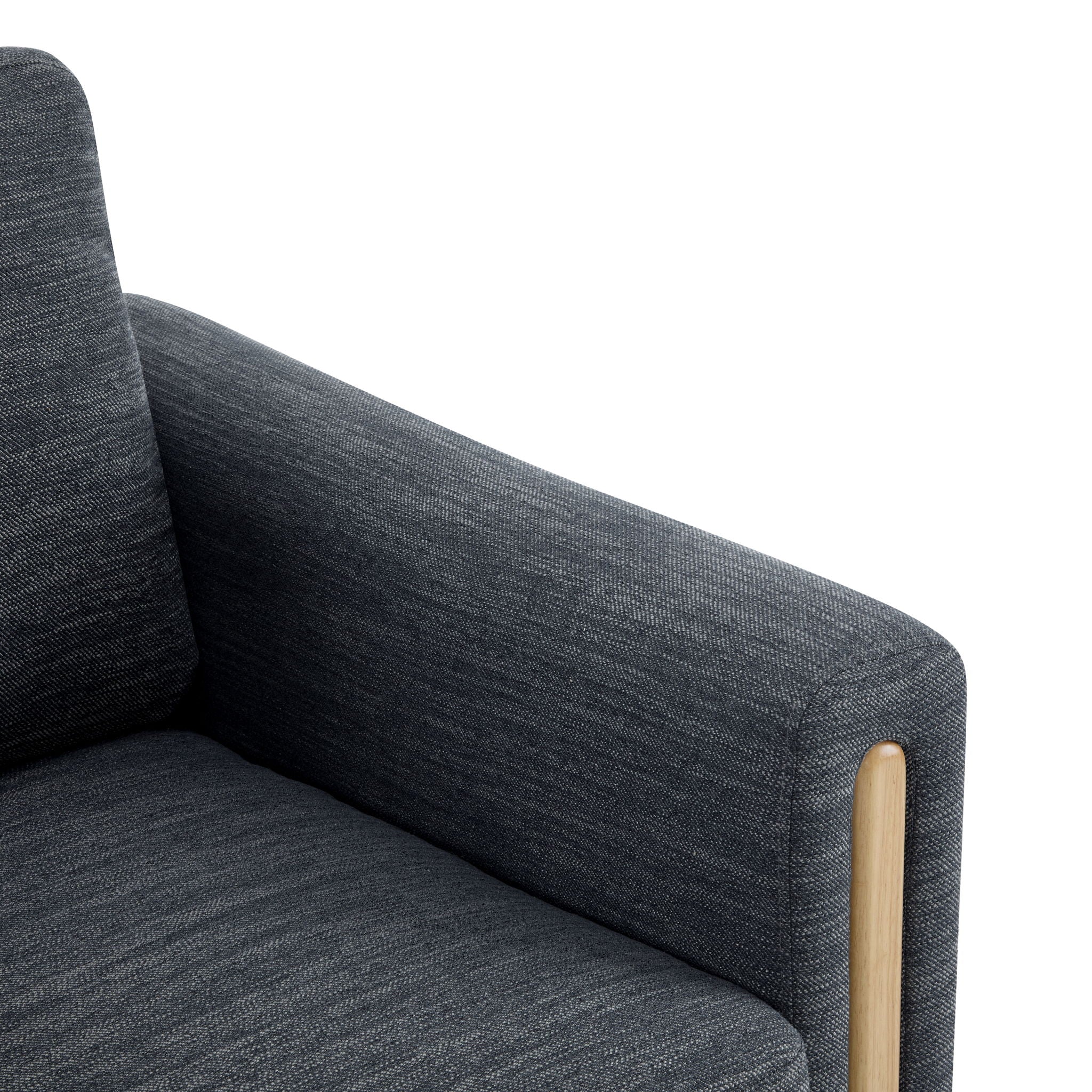 Harmonia - Classic Fabric Upholstered Armchair With Rubber Wood Frame