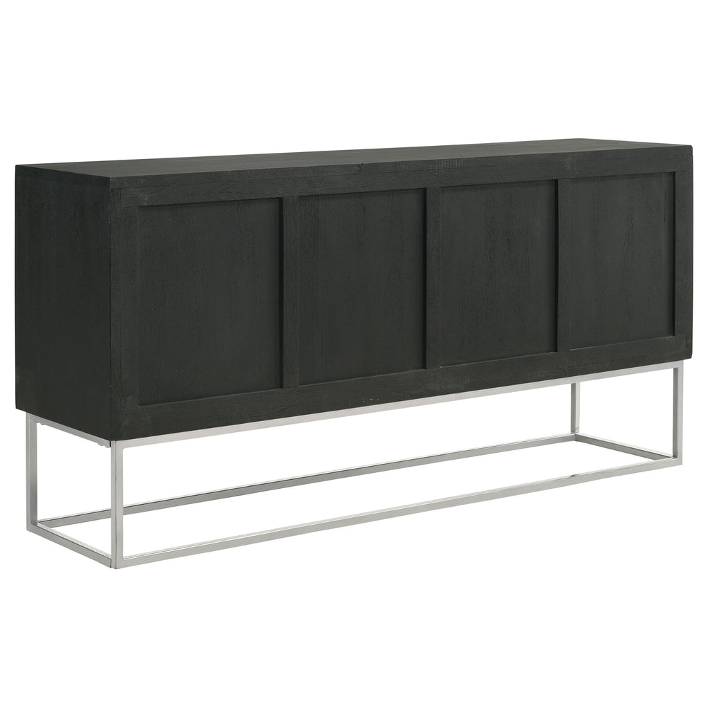 Washoe - 4 Door Accent Cabinet - Walnut