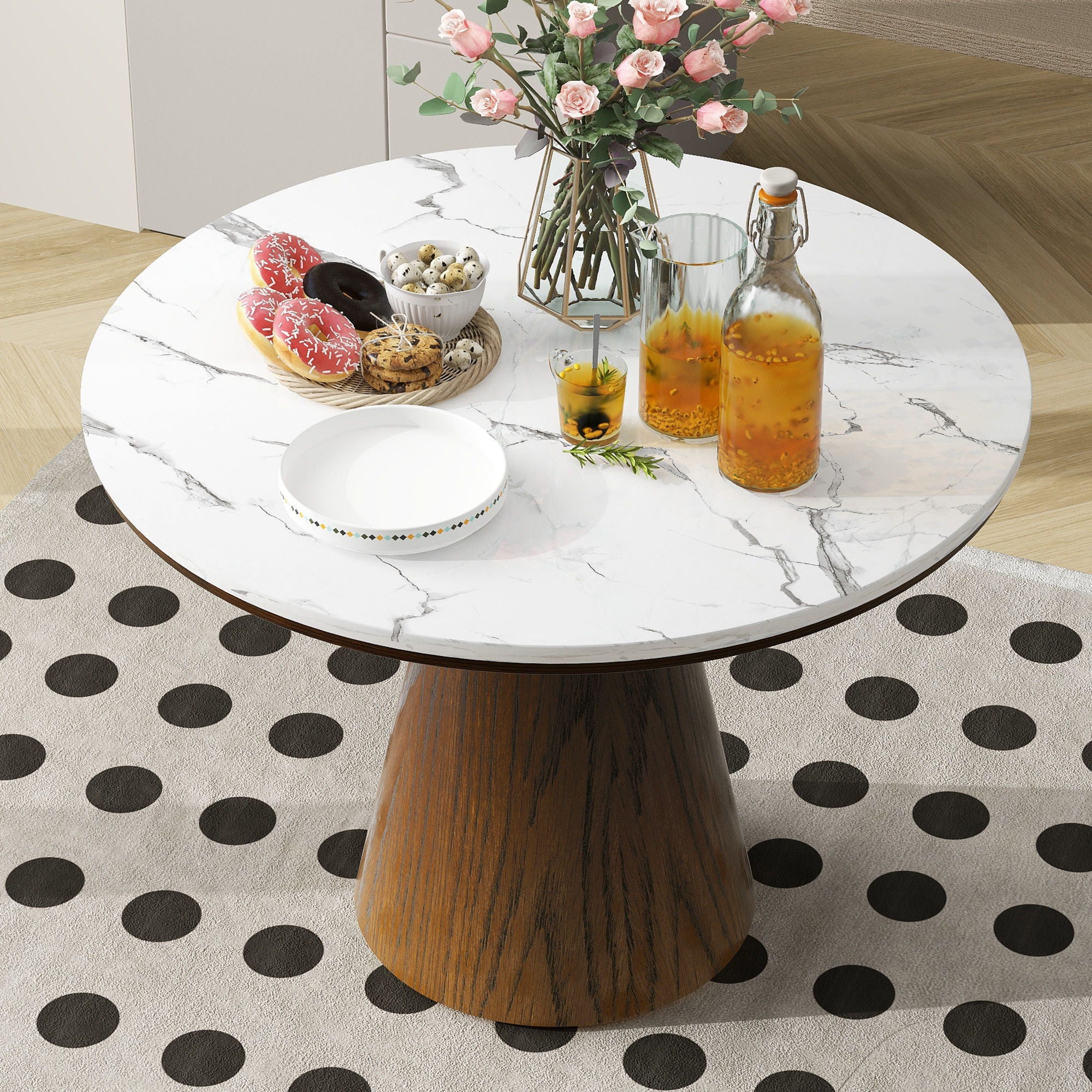 Round Dining Table For Living Room