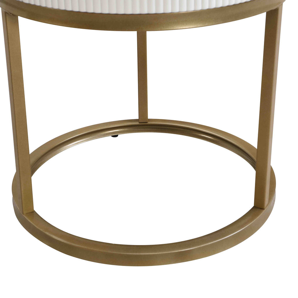 Modern Round Table With Drawers