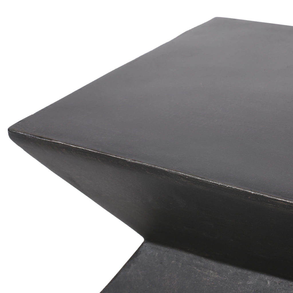 Outdoor Lightweight, Concrete Side Table - Copper