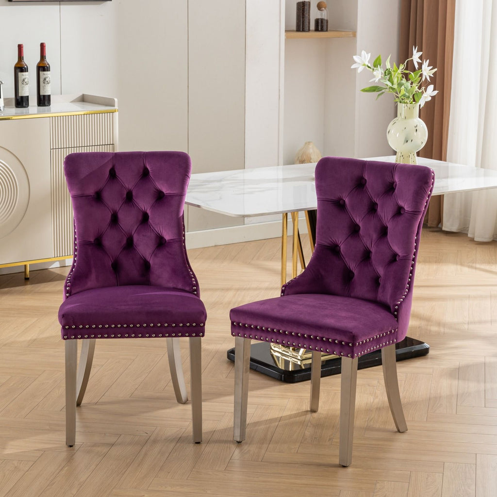 Nikki - Contemporary Upholstered Dining Chair (Set of 2)