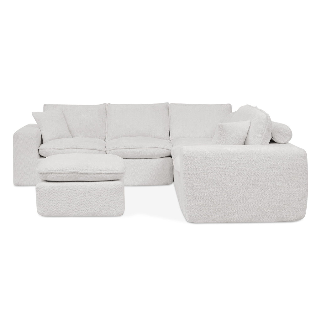Sectional Sofa With Moveable Ottoman