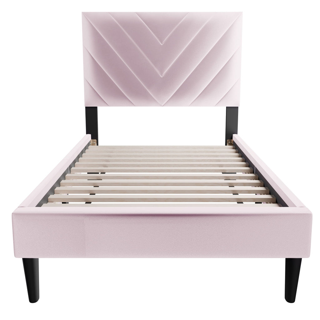 Bed Set With Adjustable Headboard