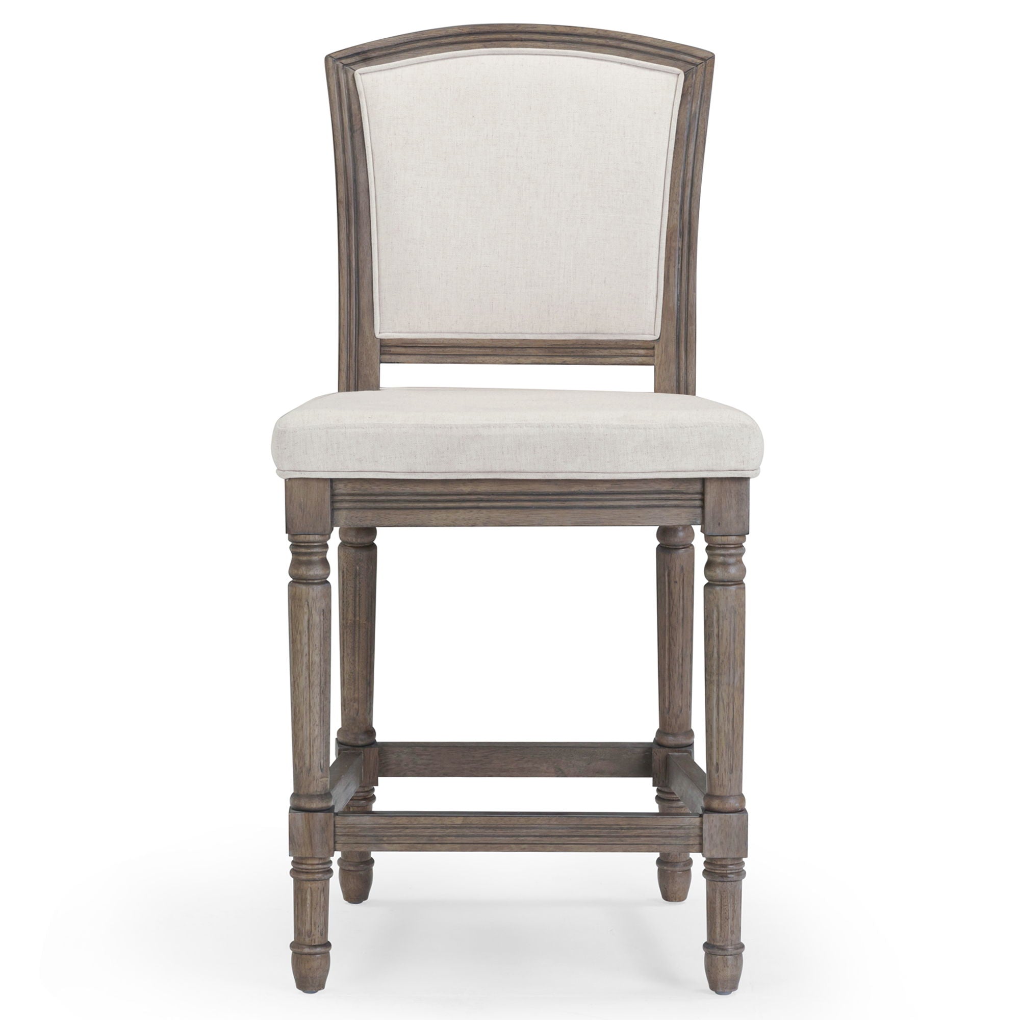 Stool With Upholstered Seat And Back