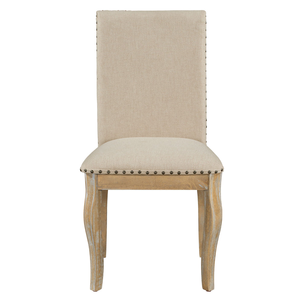 Upholstered Dining Chairs With Nailhead (Set of 2)
