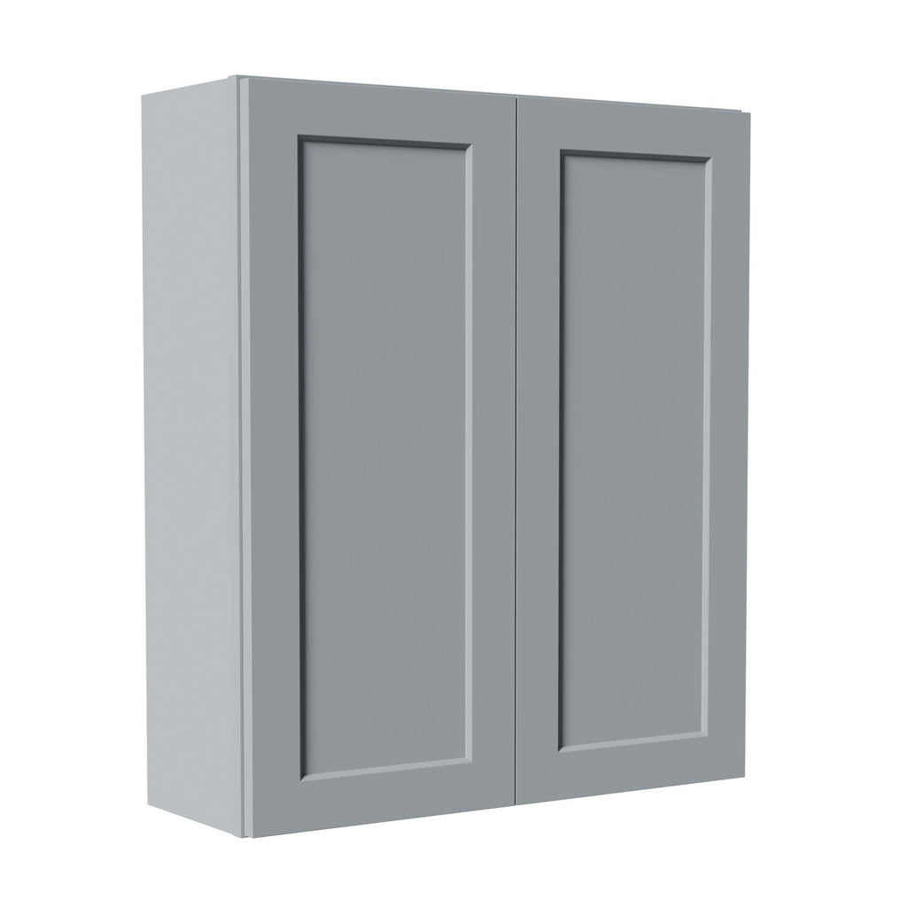 Shaker Wall Cabinet With Soft Close Hinges, Adjustable Shelves, Double Door