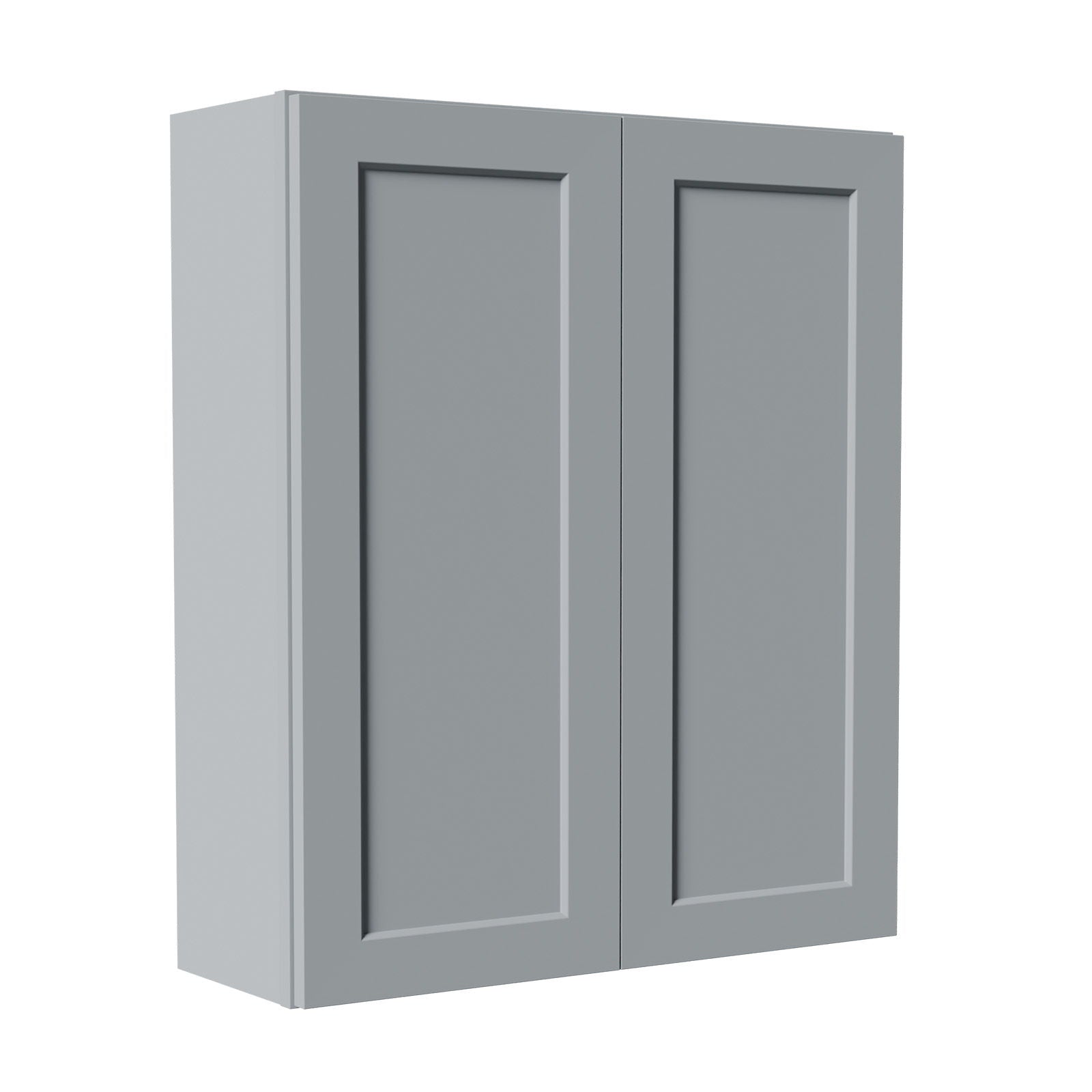 Shaker Wall Cabinet With Soft Close Hinges, Adjustable Shelves, Double Door