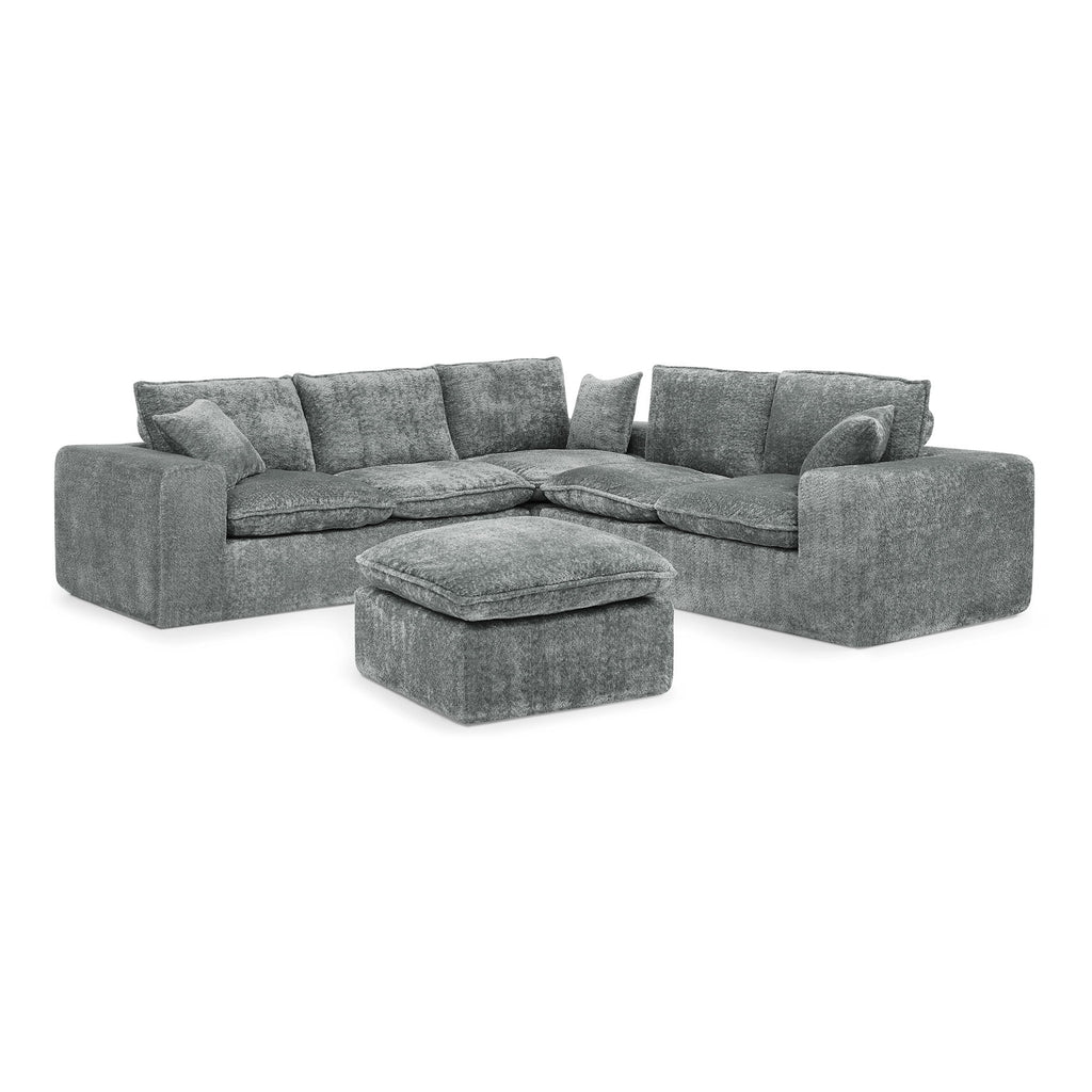 Sectional Sofa With Moveable Ottoman