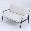 Modern Metal Frame Sofa With Sponge Filling For Compact Spaces And Versatile Use