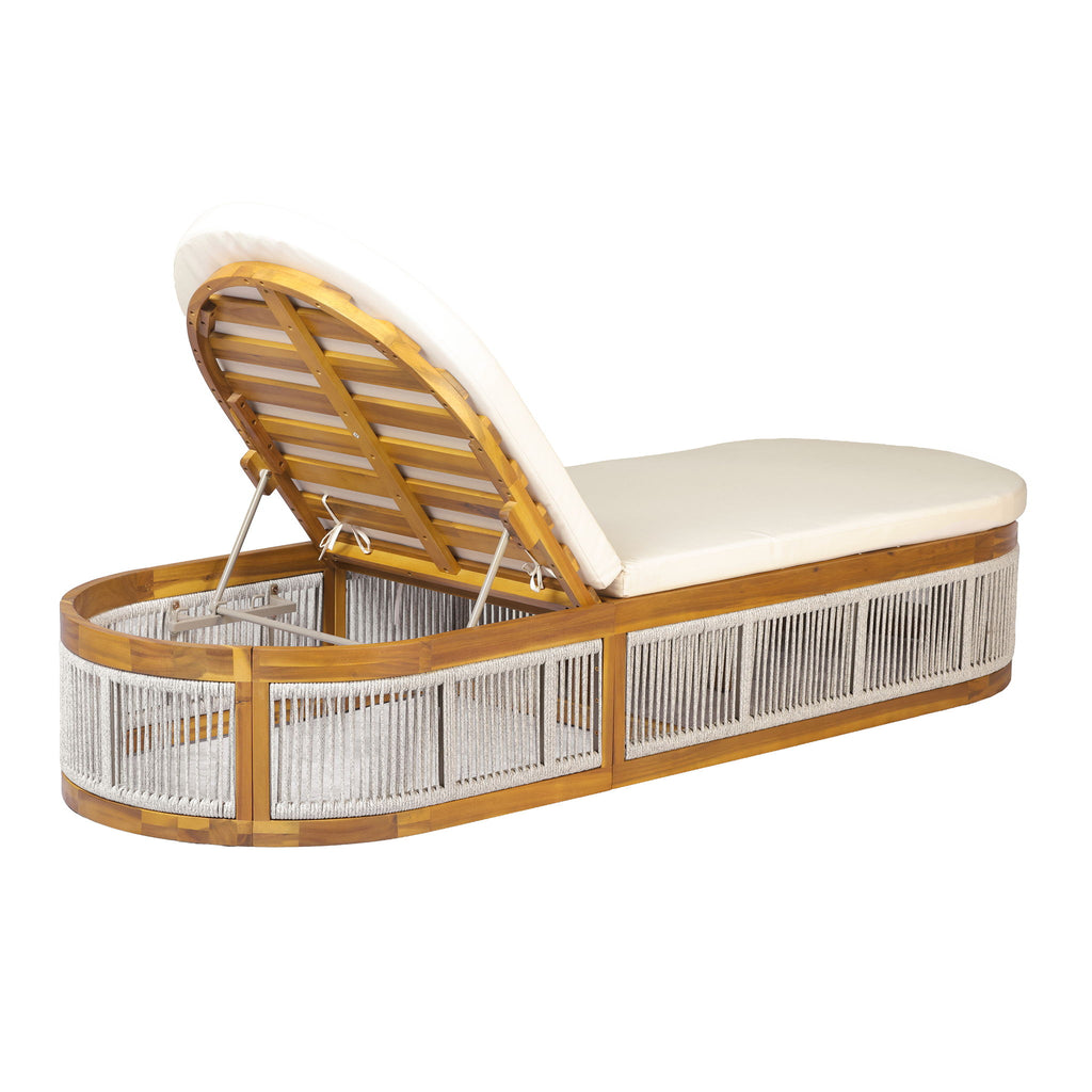 Chaise Lounge Set With 3 Position Adjustable