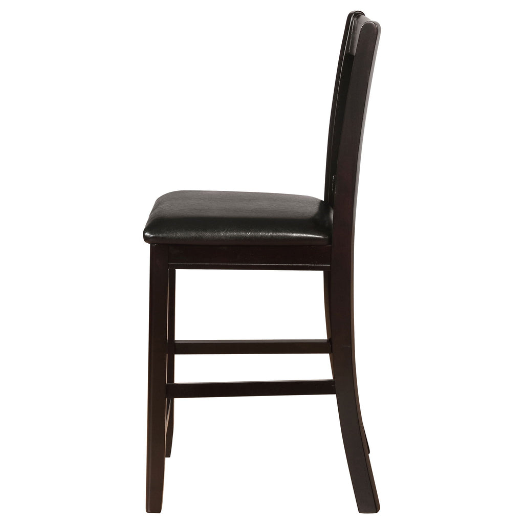 Lattice Back Counter Height Stools (Set of 2)