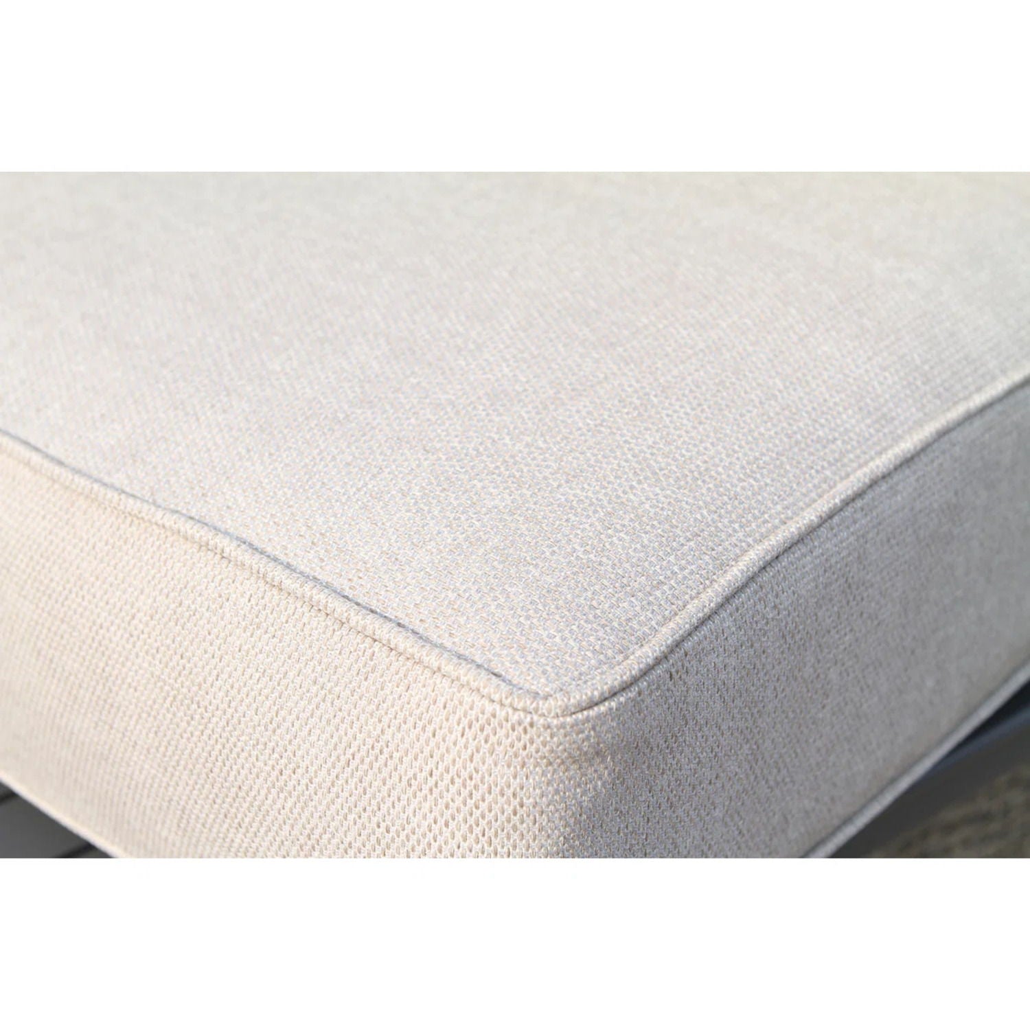 Outdoor Wicker Sectional With Weather Resistant Cushions And Table