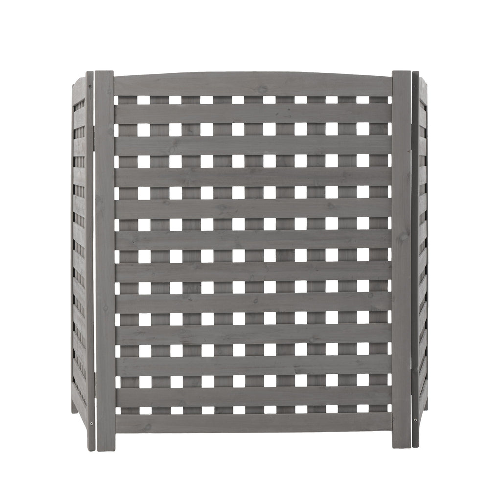 3 Panel Outdoor Air Conditioner Fence Screen