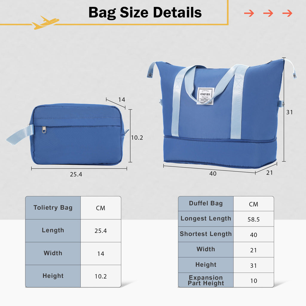 2 Piece Luggage Set With Bags Expanable Spinner Wheels ABS Lightweight Suitcase With Tsa Lock 20" / 28"