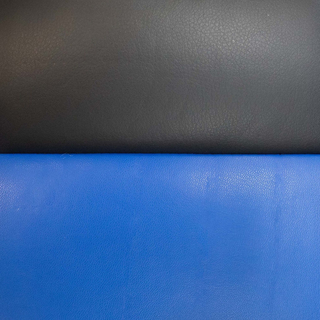 Ergonomic Office Chair With Armrests, Adjustable Design - Black / Blue