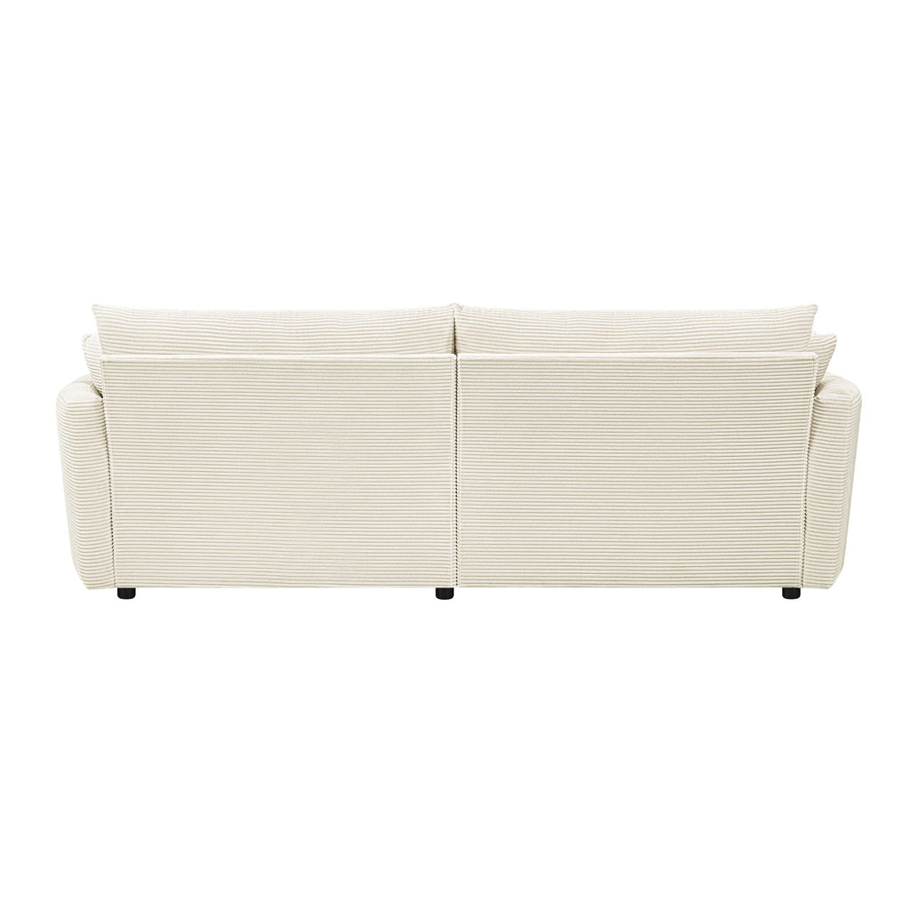Oversized Double Chaise Lounge Sofa With USB Ports