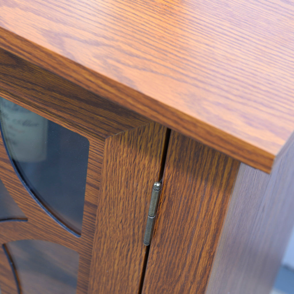 Spacious Sideboard With Adjustable Shelf Storage - Dark Oak