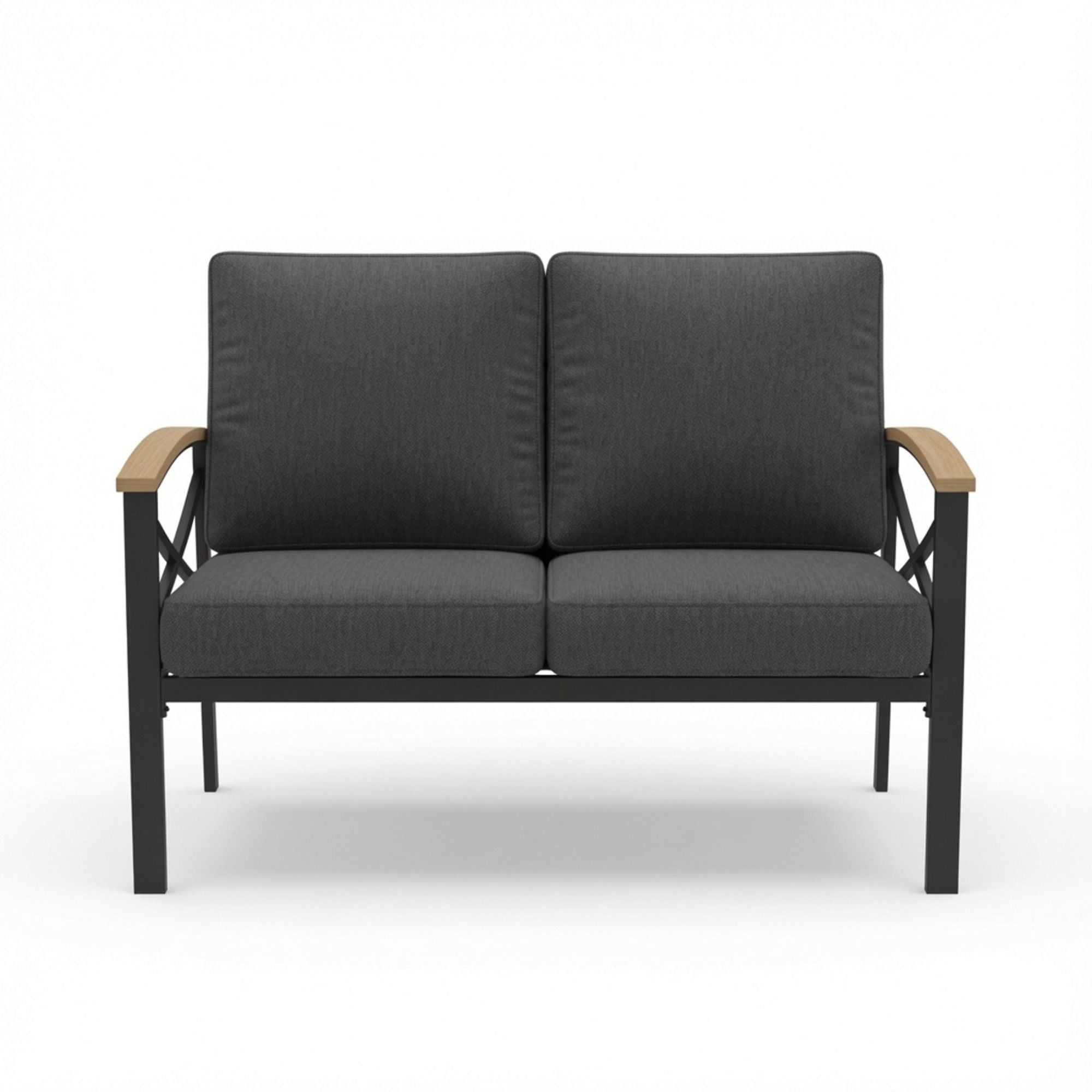 Outdoor Loveseat With Washable Cushions