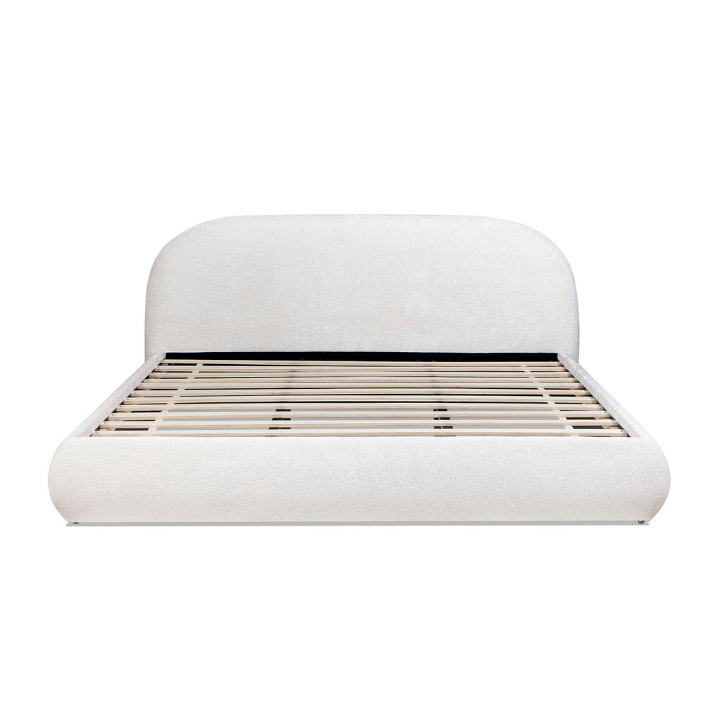 Archie Puffy Grounded - Upholstered Platform Bed