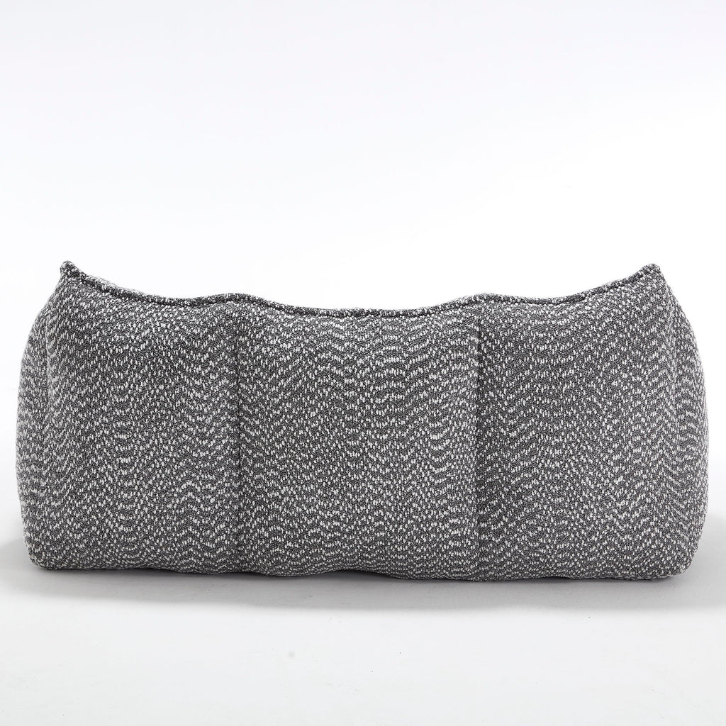 Comfortable Dual Beanbag Chair With High Resilience Foam Core For 2 People