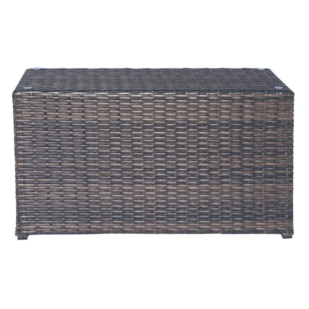 Comfortable Modern Patio Rattan Sectional Set With Cushions