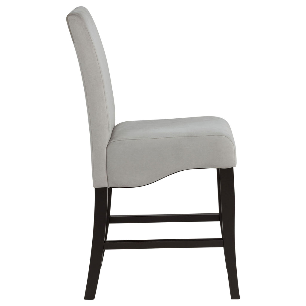 Upholstered Counter Stools (Set of 2) - Gray