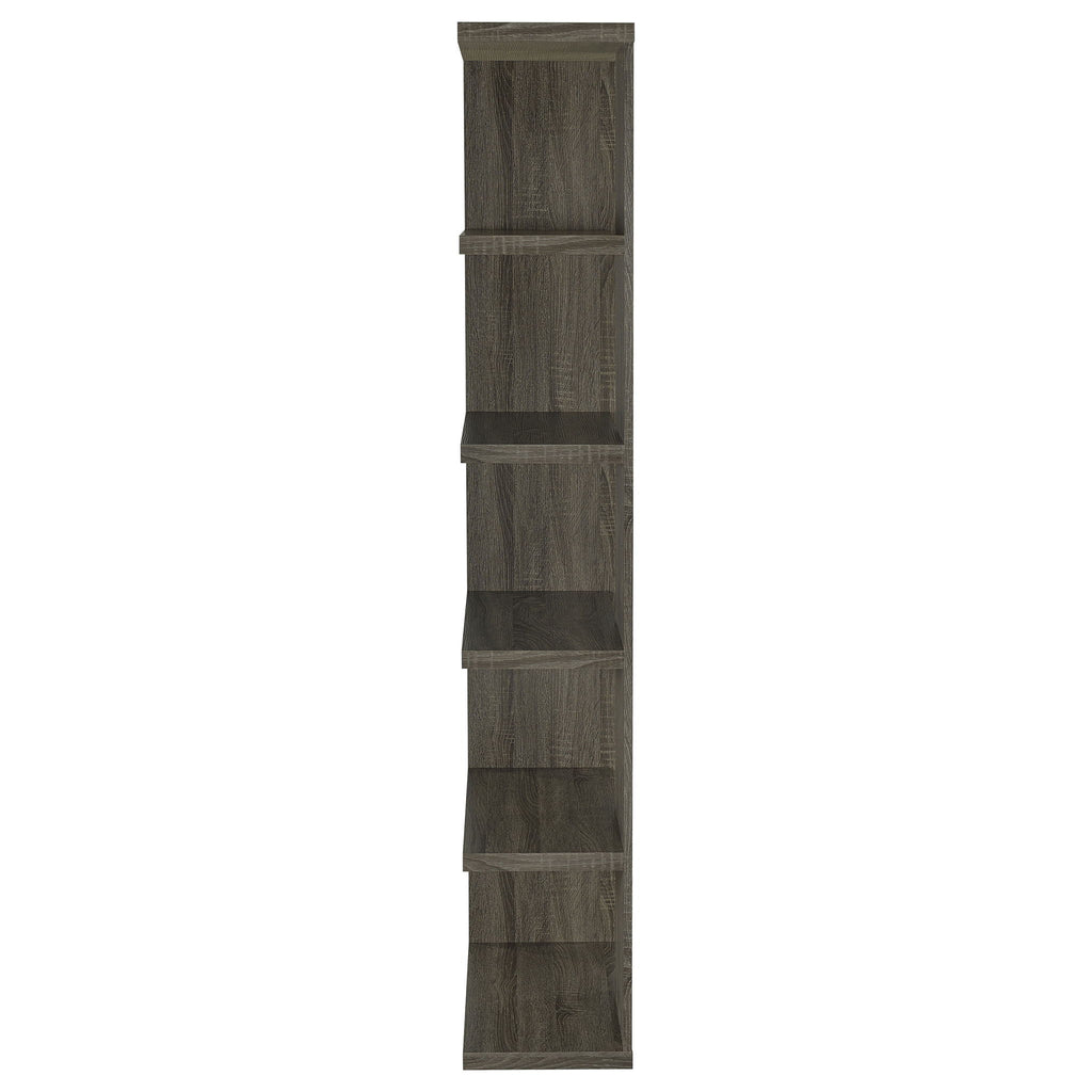 5 Shelf Bookcase - Gray