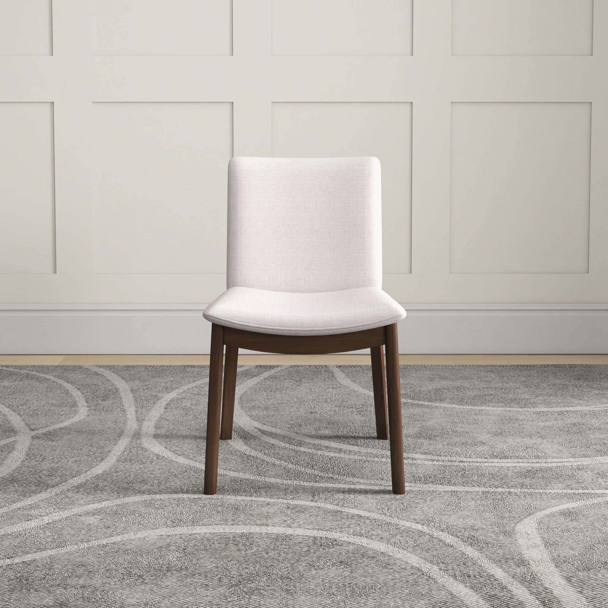 Laura - Mid-Century Modern Solid Wood Dining Chair (Set of 2)